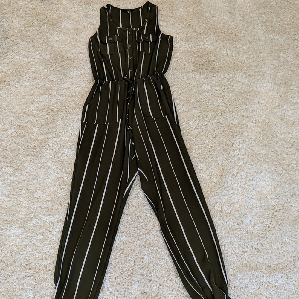 Green Iris Jump Suit